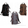 Vintage Canvas Travel Bags Backpack Rucksack Military Satchel Camping Hiking